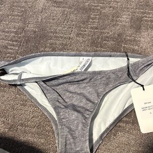 Free People Gray Bikini Bottom